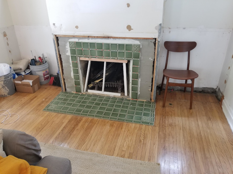 Orchard Lane fireplace refresh
