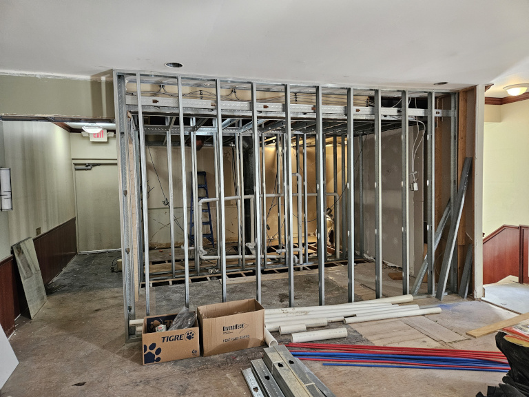 M and M — Commercial Renovation — During