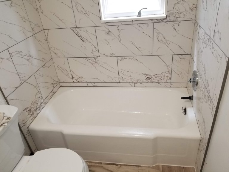 New Bath Tile shower surround