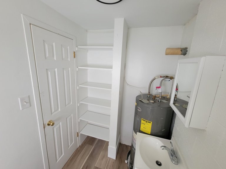 Bath Storage, Sink and Vanity