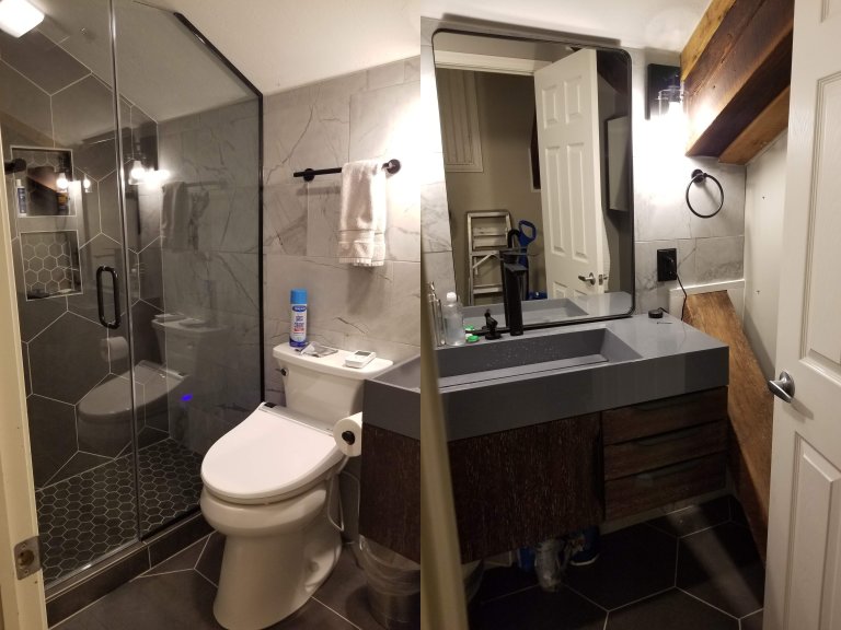 Bathroom finished panorama