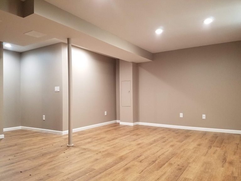 Basement facing west