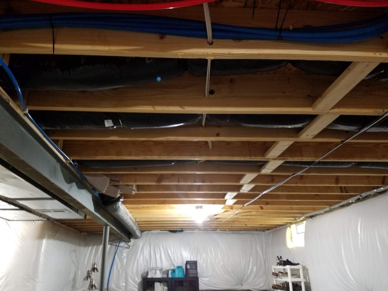 Basement before facing west