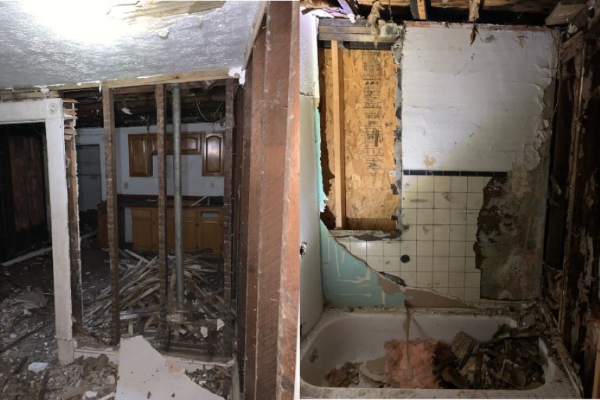 Chicago Ave — Zombie Property Remodel — Before