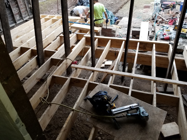 Chicago Ave — Zombie Property Remodel — During