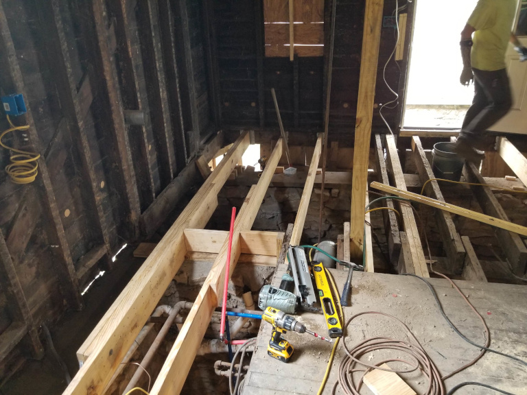 Martin — Zombie Property Gut Remodel — During