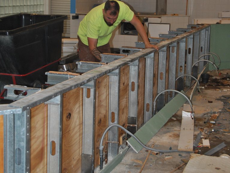 Impact — Commercial Kitchen Renovation — During