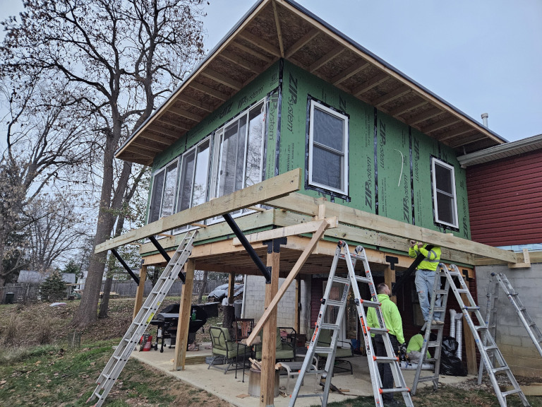 The Millers — New Construction Repair — During