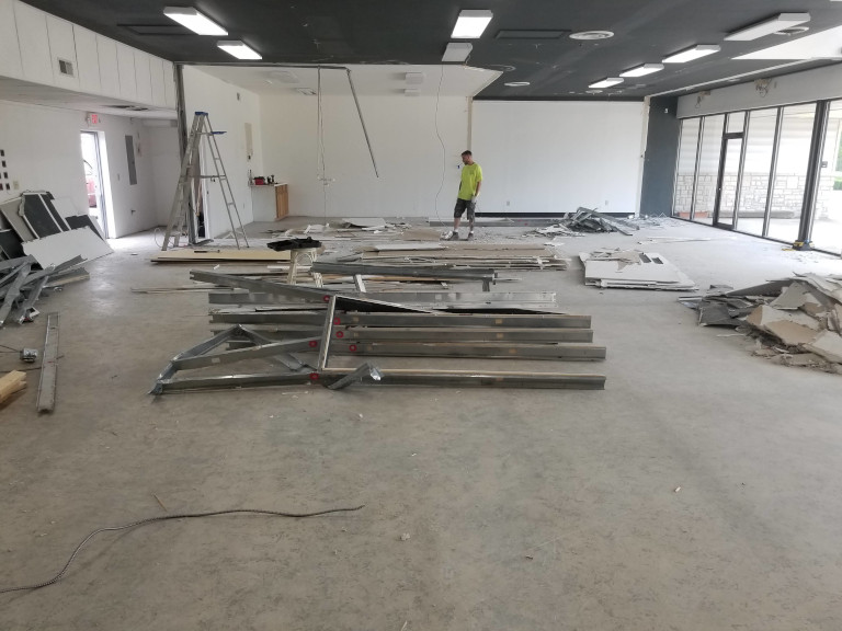 Tenant Space — Commercial Build-Out — During